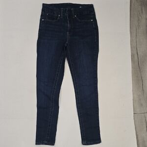 Seven7 Women's Skinny Jeans - Dark Blue